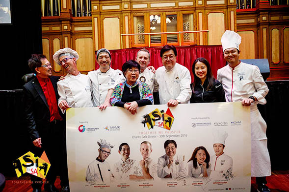 WahTong and Susan Lee with Chefs